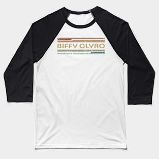 Biffy Clyro Retro Lines Baseball T-Shirt